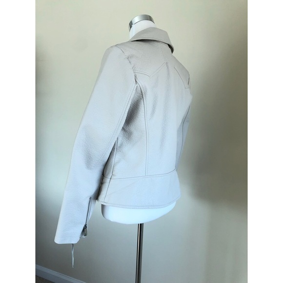 Guess Faux Leather Moto Jacket ~ Size Medium - Picture 6 of 8